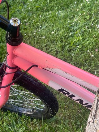 Bicicleta infantil Runfit rosa fucsia