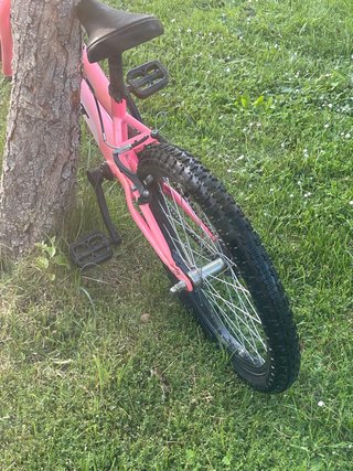 Bicicleta infantil Runfit rosa fucsia
