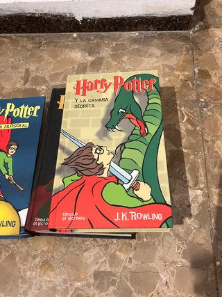 Colección 3 libros de Harry Potter