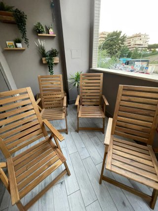 Set 4 Sedie Pieghevoli Ikea NAMMARO