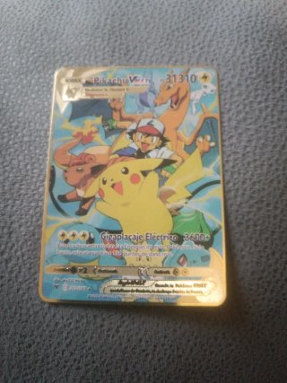Carta Pokémon Pikachu VMAX Gigaplacaje Eléctrico