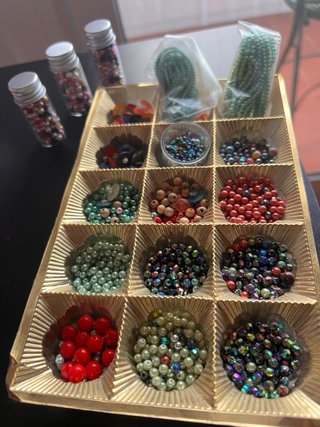 Lote Bolitas Variadas para Bisutería