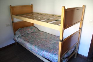 2 Camas individuales madera convertibles en litera