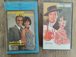 Películas VHS: La Copla Andaluza y...
