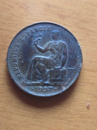 Lote 7 monedas República Española 1933
