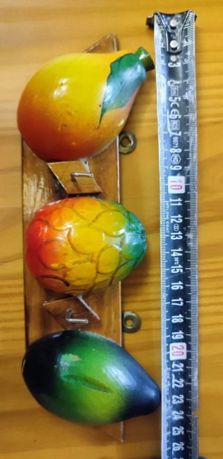 Percha Decorativa Frutas