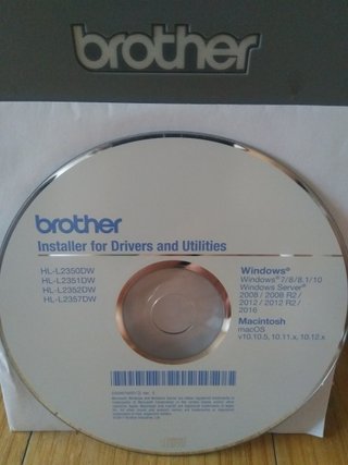 Impresora Brother Negra y Gris
