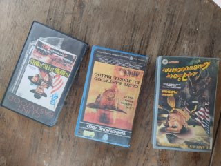 Lote 3 Películas Western VHS Clint Eastwood