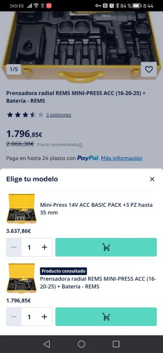 Prensa Rems Mini-Press ACC Multicapa