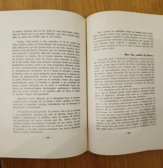 Libro tauromaquia antiguo. Los tres tercios toros