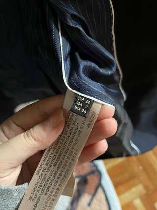 Americana Massimo Dutti azul marino T.34/XS