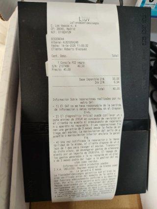 Consola PlayStation 2 Negra + 4 Juegos