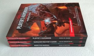 DUNGEONS AND DRAGONS QUINTA EDICIÓN LIBROS BÁSICOS