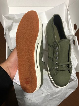 Zapatillas Superga Mujer Talla 38 Verde Oliva