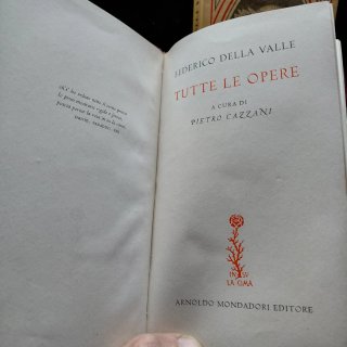 Libro 1955 Federico della Valle collezione vintage