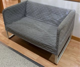 Sofá Ikea gris tela