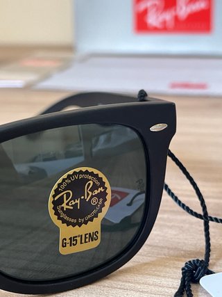 Gafas de sol Ray-Ban Wayfarer negras originales