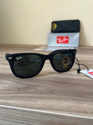 Gafas de sol Ray-Ban Wayfarer negras originales
