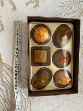 Set 6 Velas Decorativas Chocolate