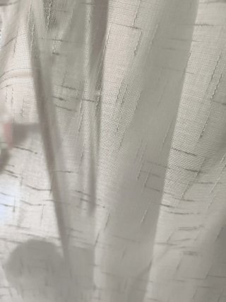 3 Paños Cortina Blancos Tela Poco Uso