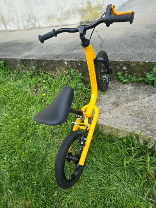 Bici didattica gialla