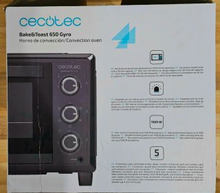 Horno de convección Cecotec Bake&Toast 650 Gyro