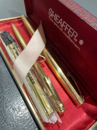 Sheaffer Bolígrafo y Pluma Vintage 1980s