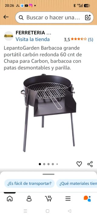 Barbacoa Grande LepantoGarden Carbón