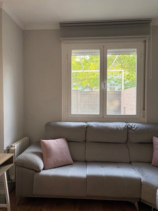 Sofá modular gris 6 plazas