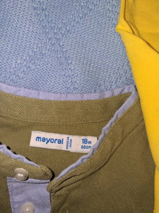 Lote 3 polos bebé Benetton verano