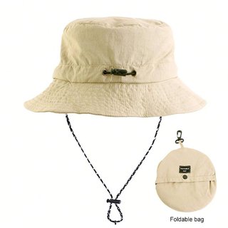 Lote 2 Sombreros de Pescador Beige y Negro Unisex