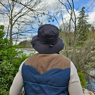 Lote 2 Sombreros de Pescador Beige y Negro Unisex