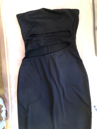 Vestido negro largo verano