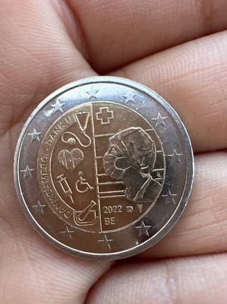 Moneda 2 Euros 2022 coronavirus