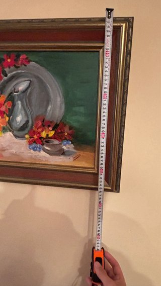 Cuadro de flores y jarrón