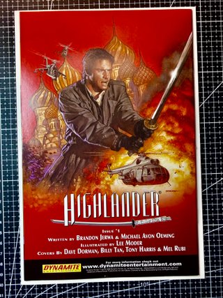 Comic USA 2006 Highlander #0 Photo Cover Dynamite