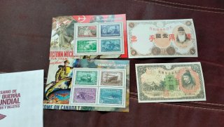 Reproducciones sellos y billetes II Guerra Mundial