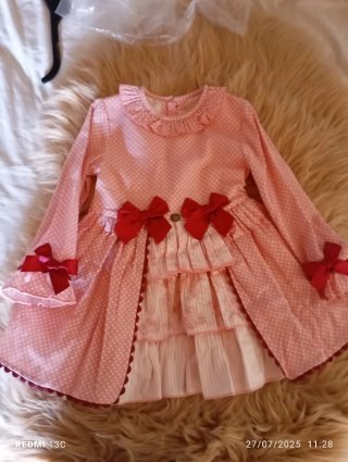 Vestido niña para ocasiones especiales con diadema