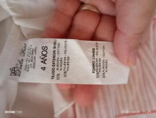 Vestido niña para ocasiones especiales con diadema