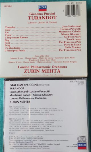 Puccini Turandot Cofre Doble CD y Libreto