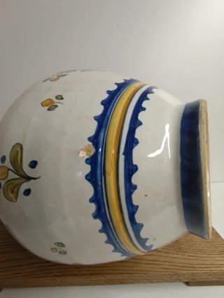 Gran cántaro de cerámica Talavera