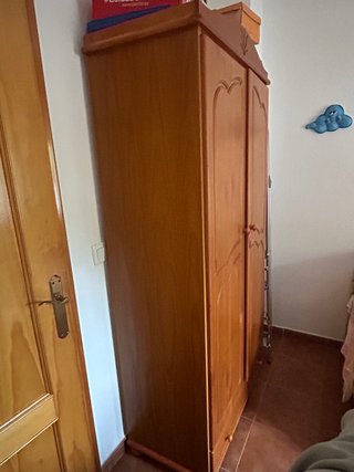 Armario 2 puertas estilo provenzal madera