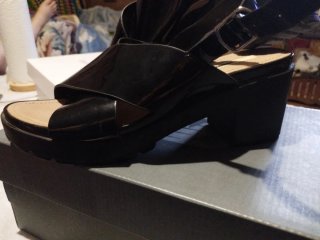 Sandalias Mustang Negras Talla 38