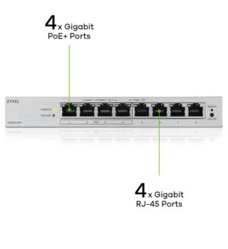 Switch Zyxel GS1200-8HP PoE