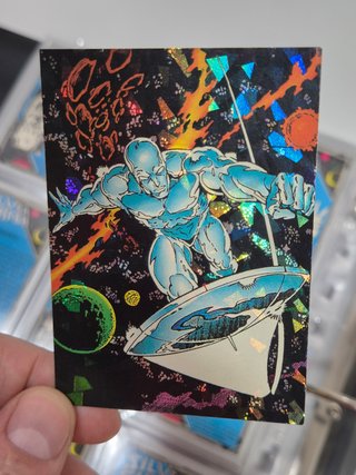 CARTAS MARVEL COMPLETA THE SILVER SURFER PRISM 92'
