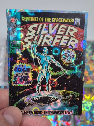 CARTAS MARVEL COMPLETA THE SILVER SURFER PRISM 92'