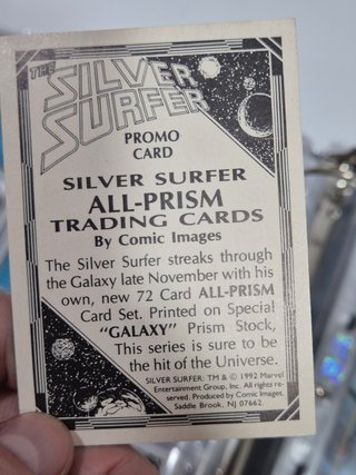 CARTAS MARVEL COMPLETA THE SILVER SURFER PRISM 92'