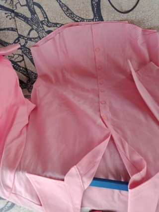 Camiseta rosa manga larga