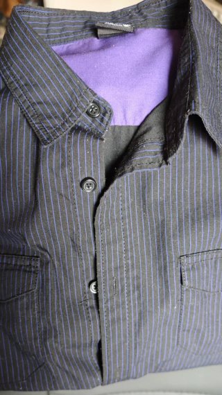 Camisa de chico negra