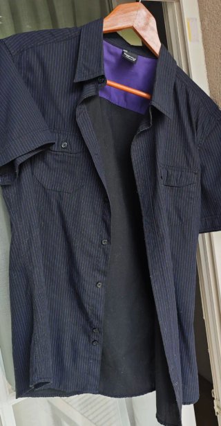 Camisa de chico negra